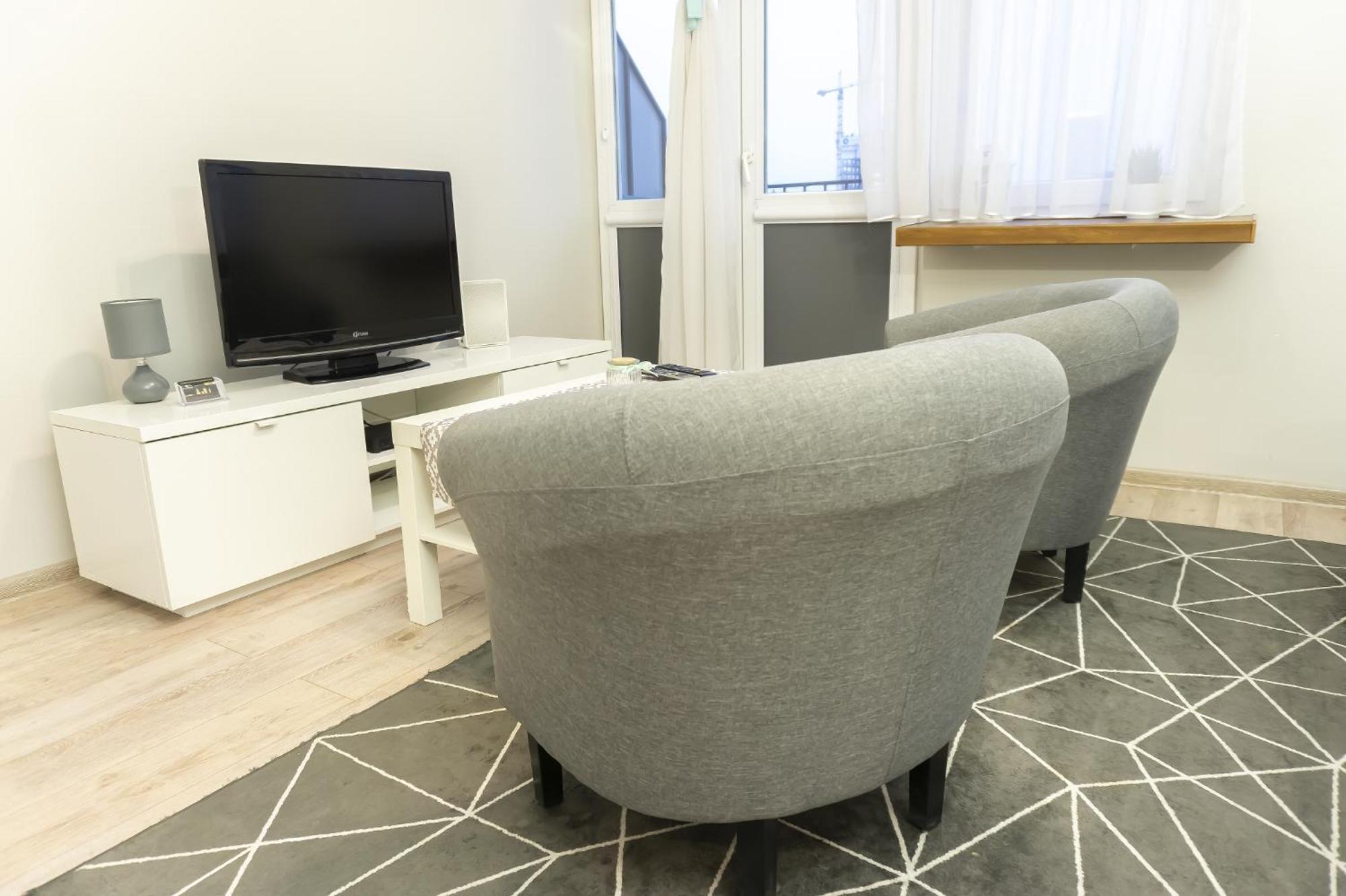 Studio Apartment Balcony City View Pańska 3 7th floor