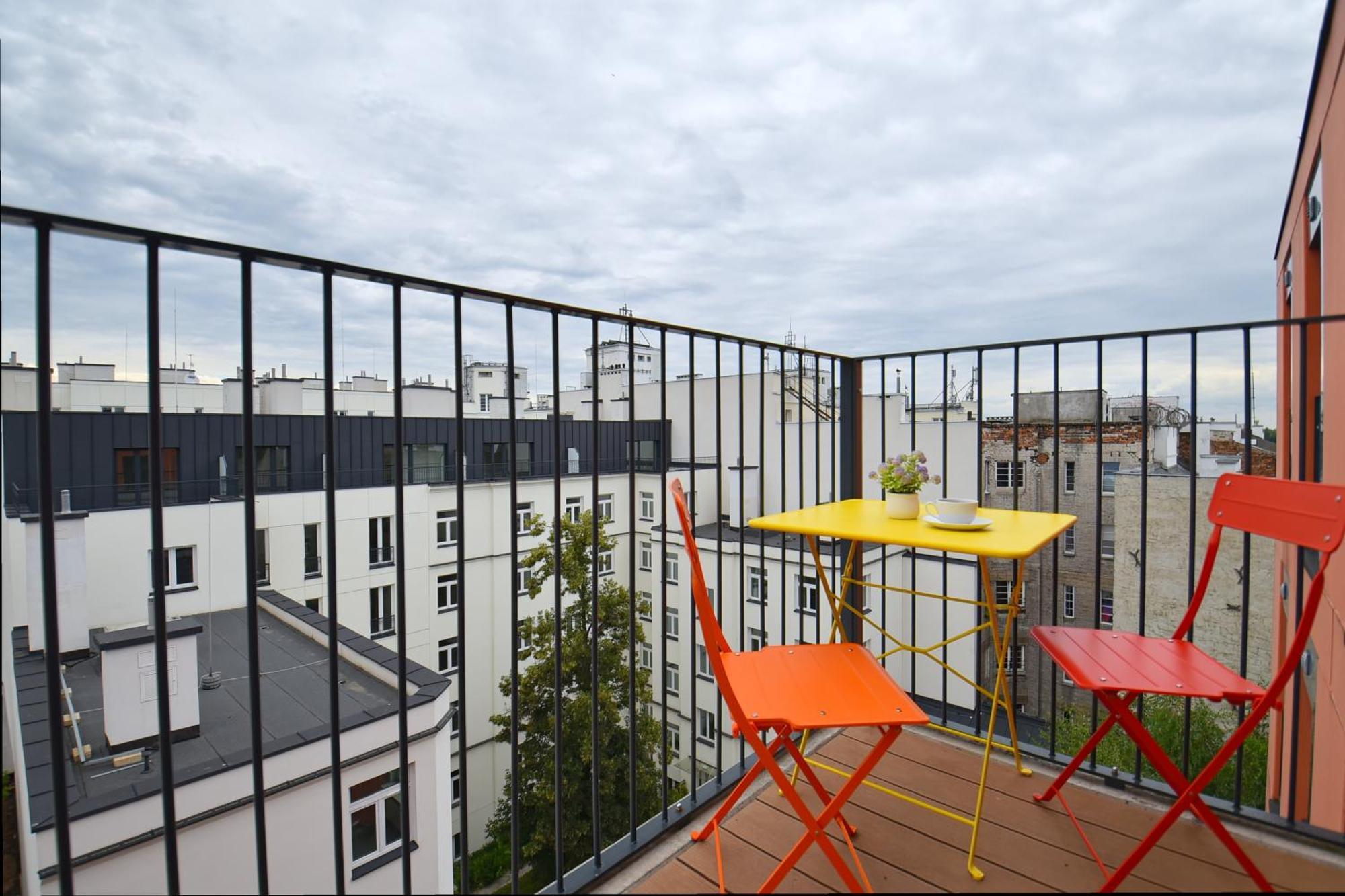 Studio Apartment Balcony