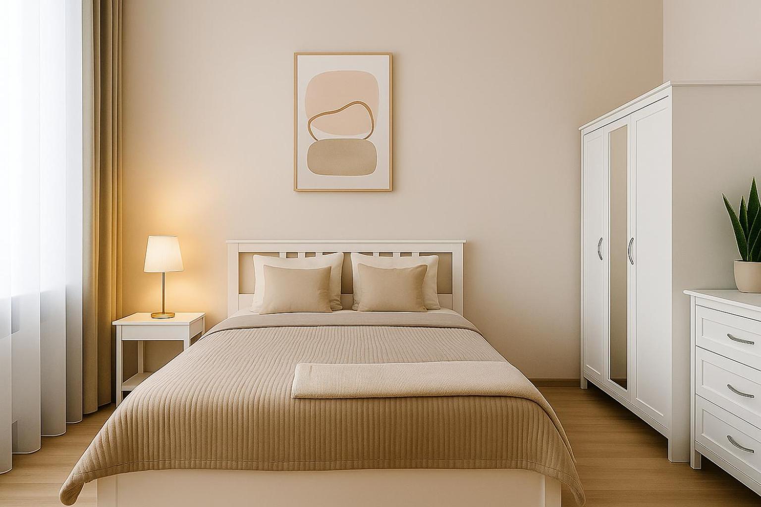 Studio Apartment One Double Bed