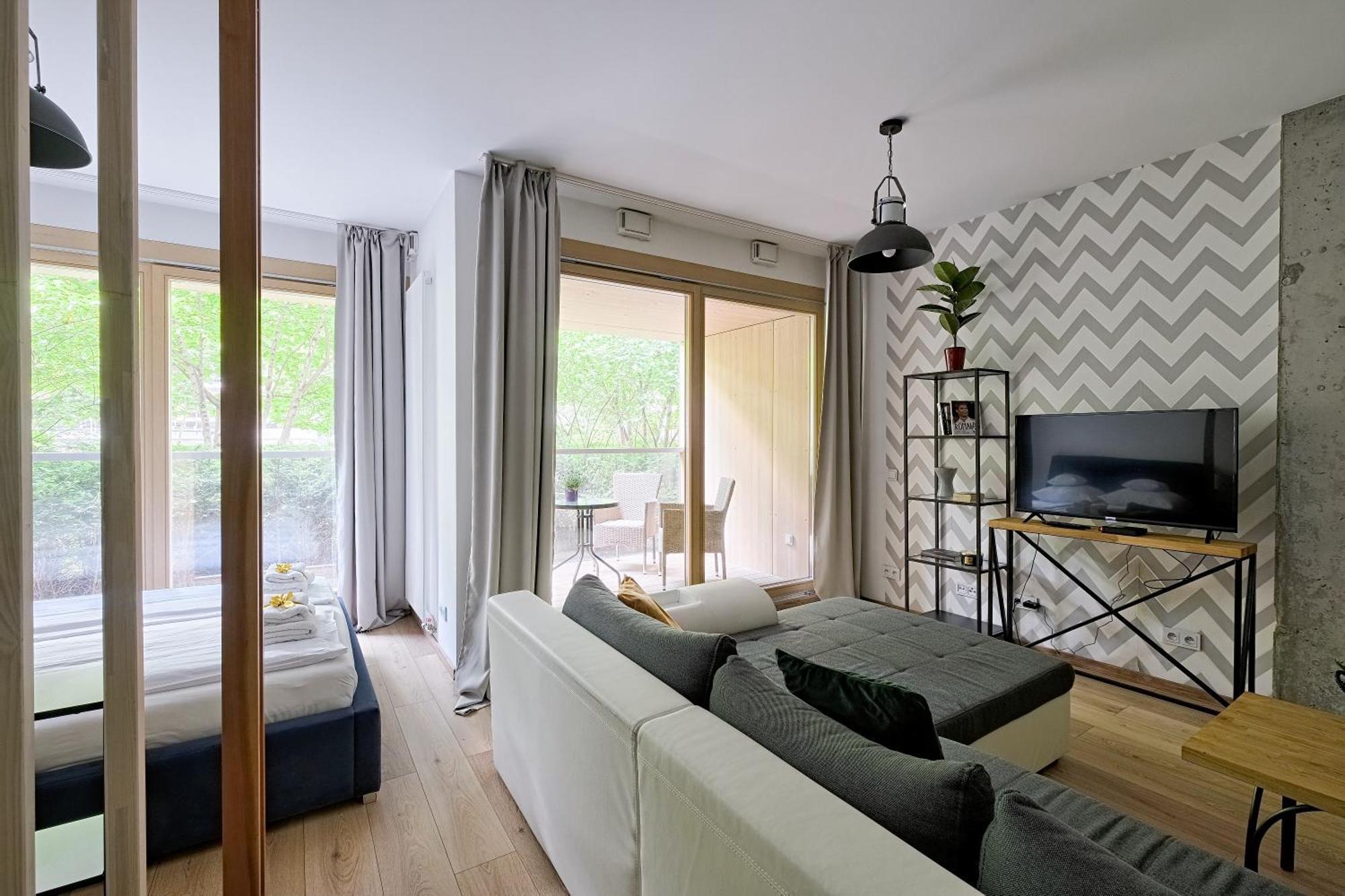 Studio Apartment Balcony