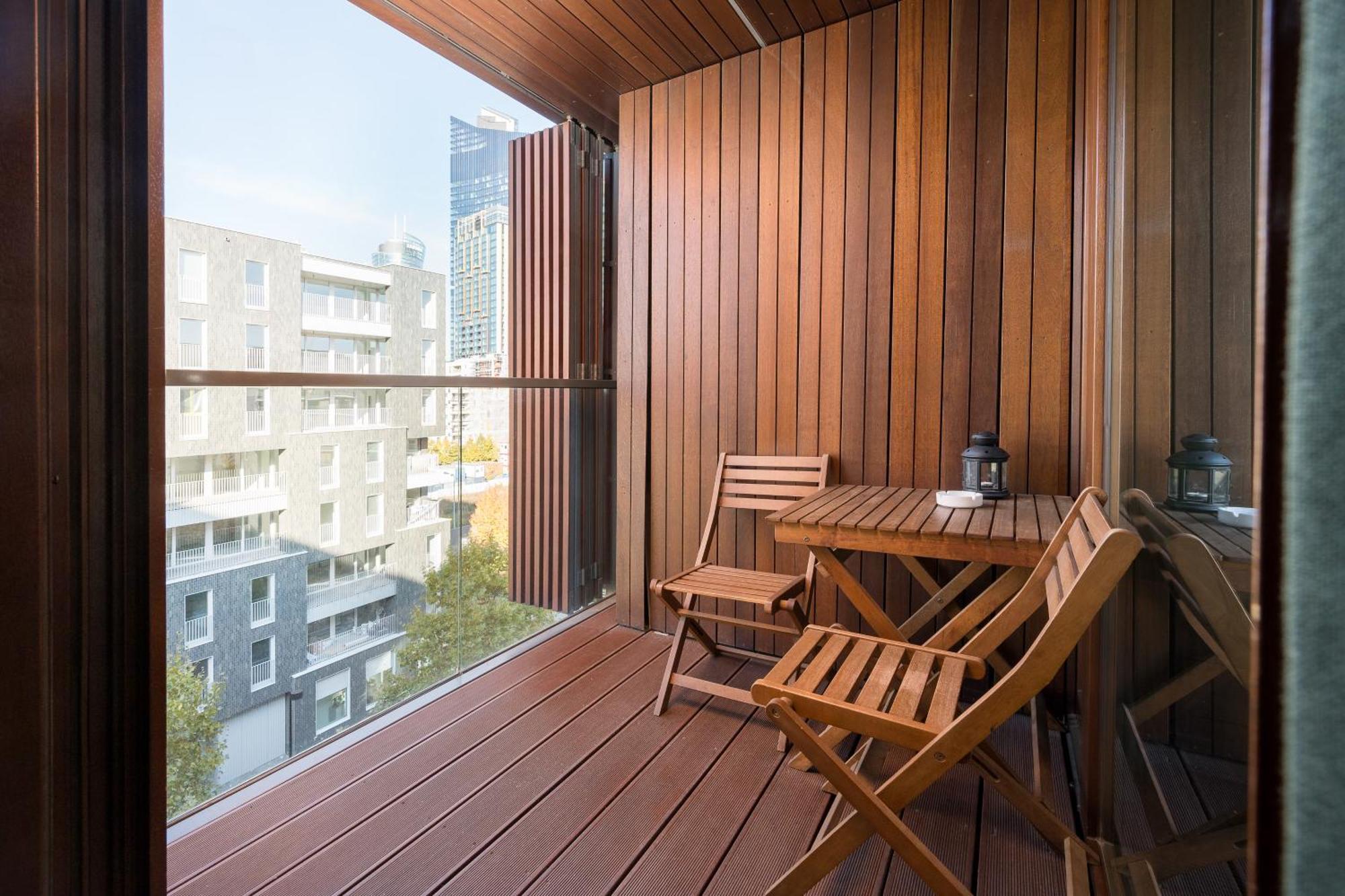 Studio Apartment Balcony