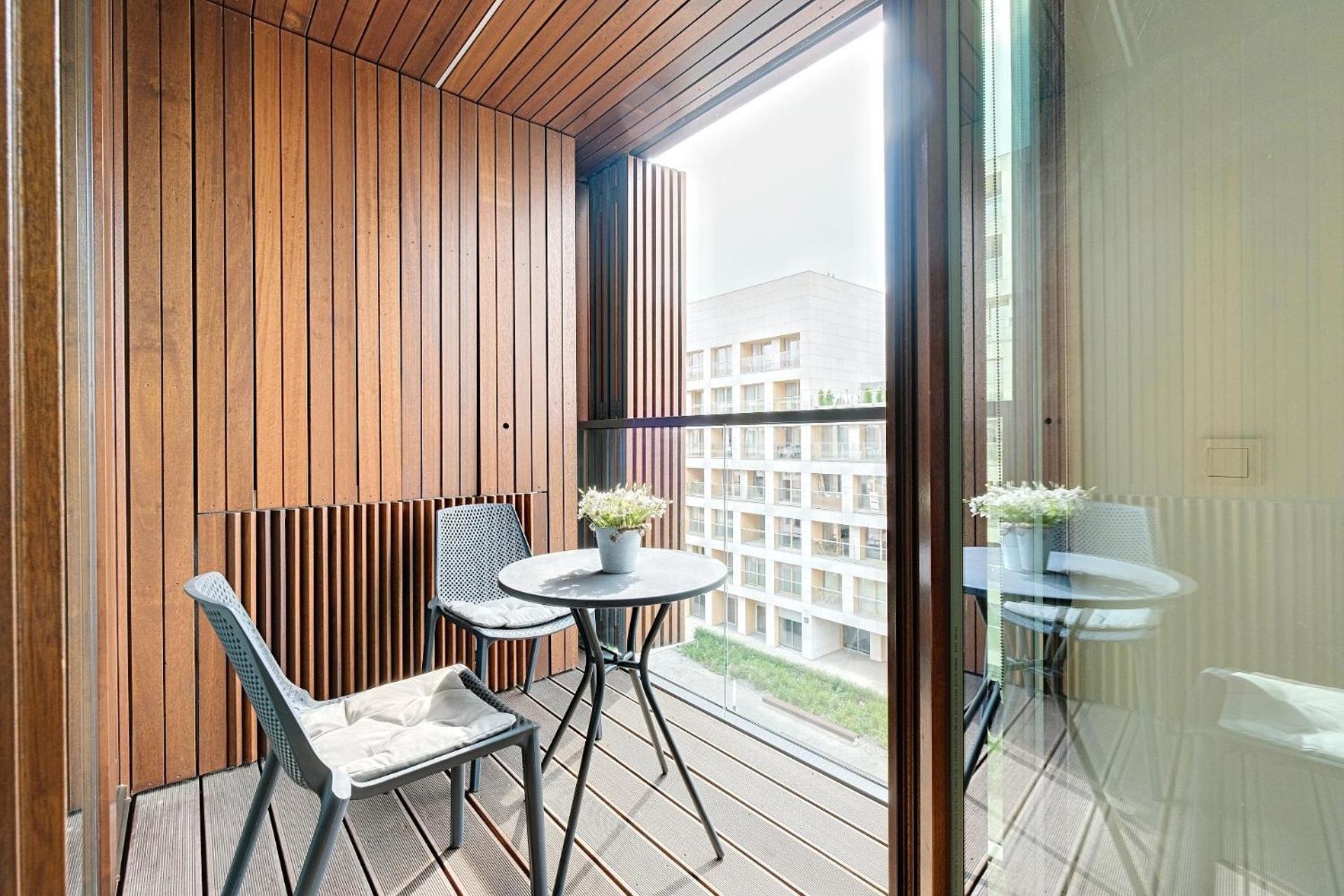 Studio Apartment Balcony