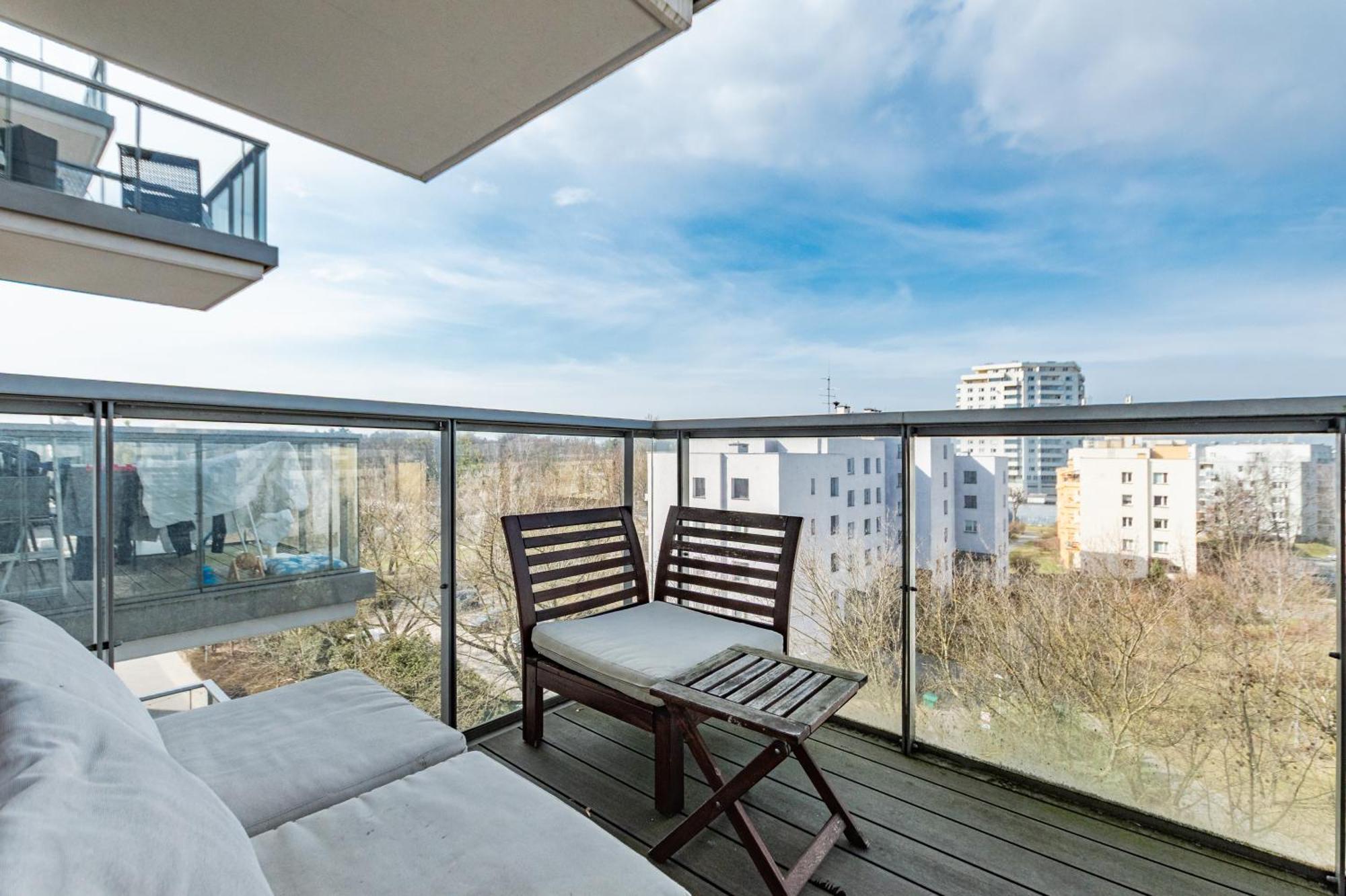 One-Bedroom Apartment Balcony