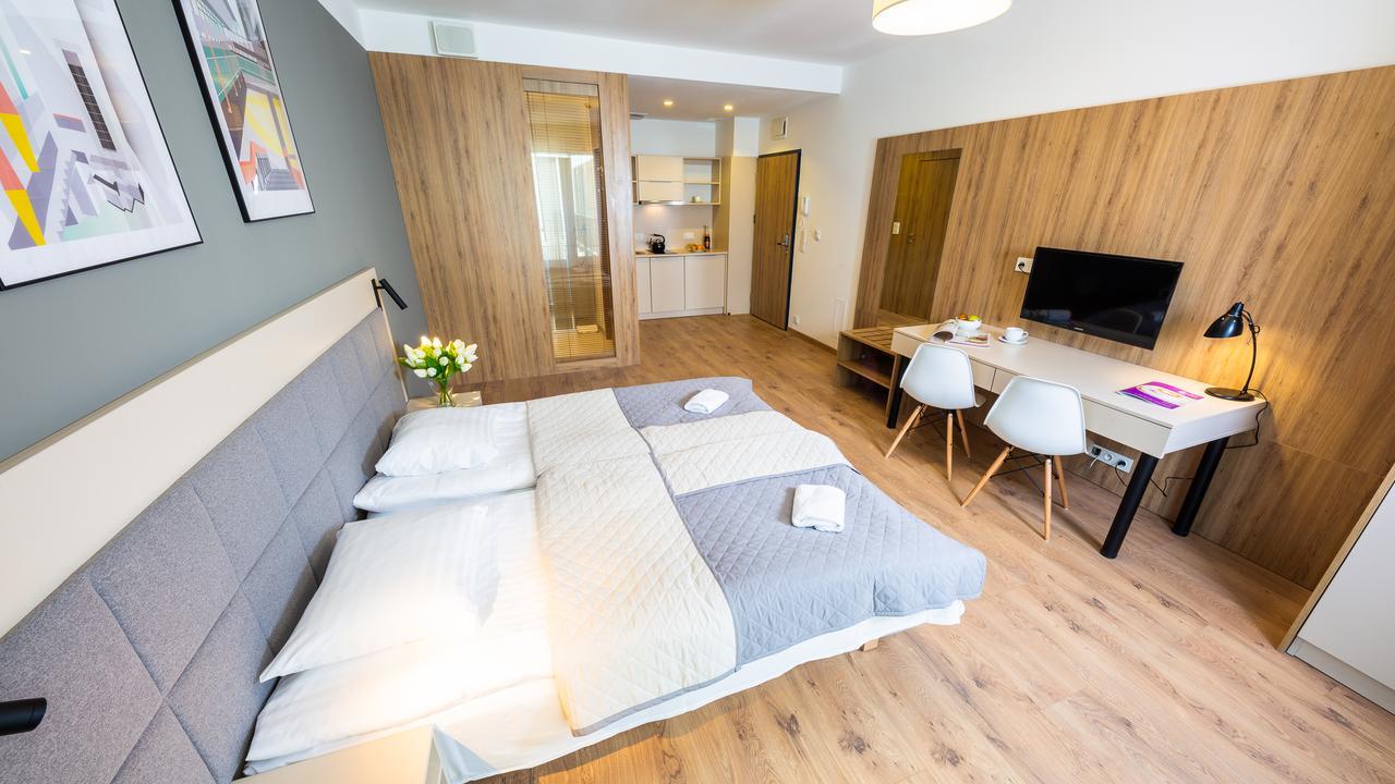 Deluxe Studio Apartment Kitchenette