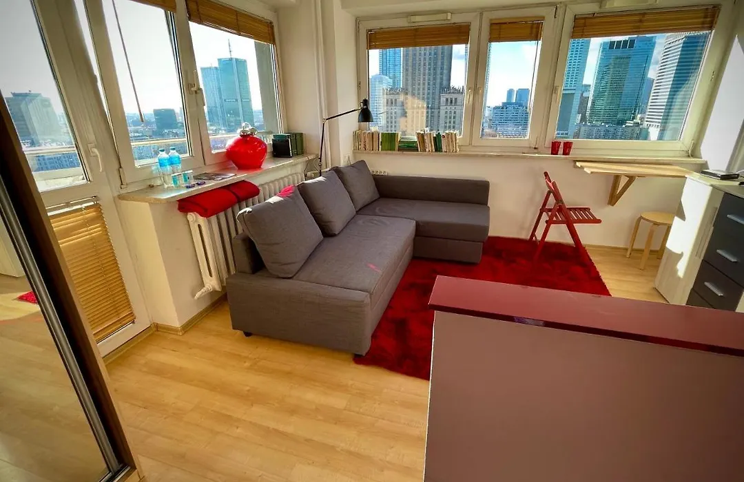 Super Apartament Red Centrum Best View In Town 2X Metro Fast Wifi 300 Mbs Netflix Appletv Smarttv Spotify Panorama Miasta-1