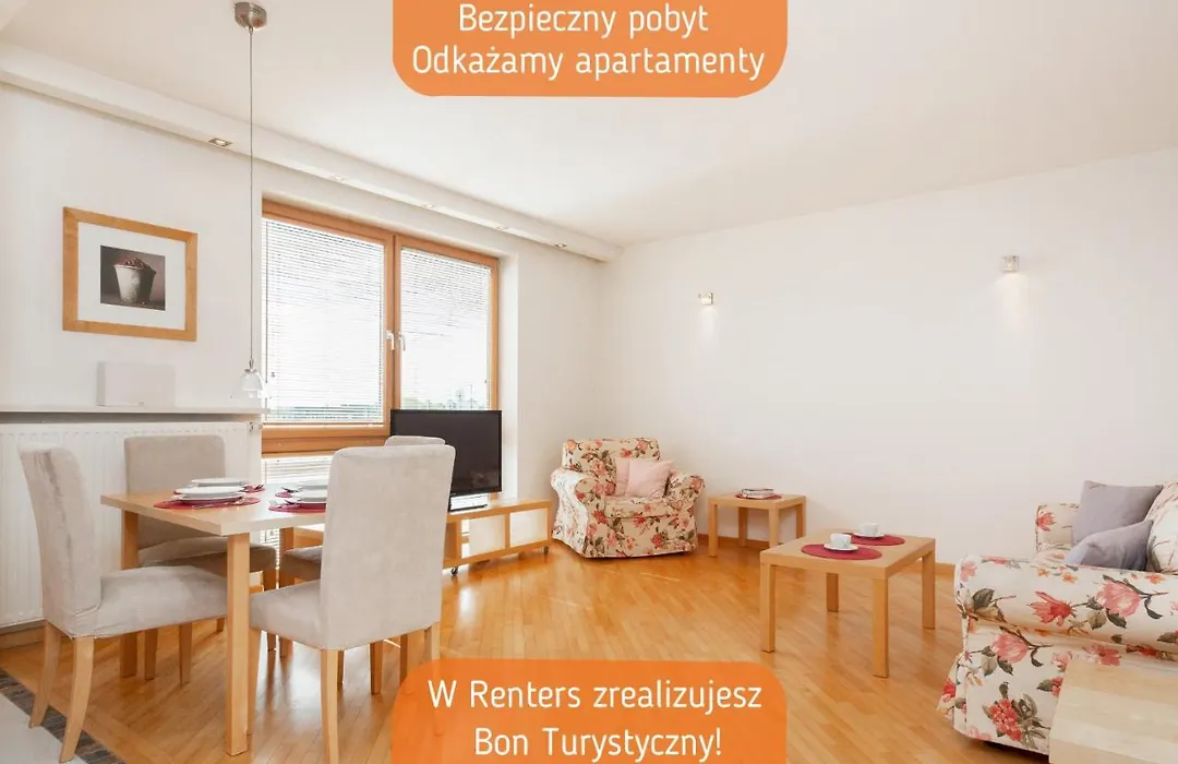 Apartments Warsaw Wilanowska by Renters-1