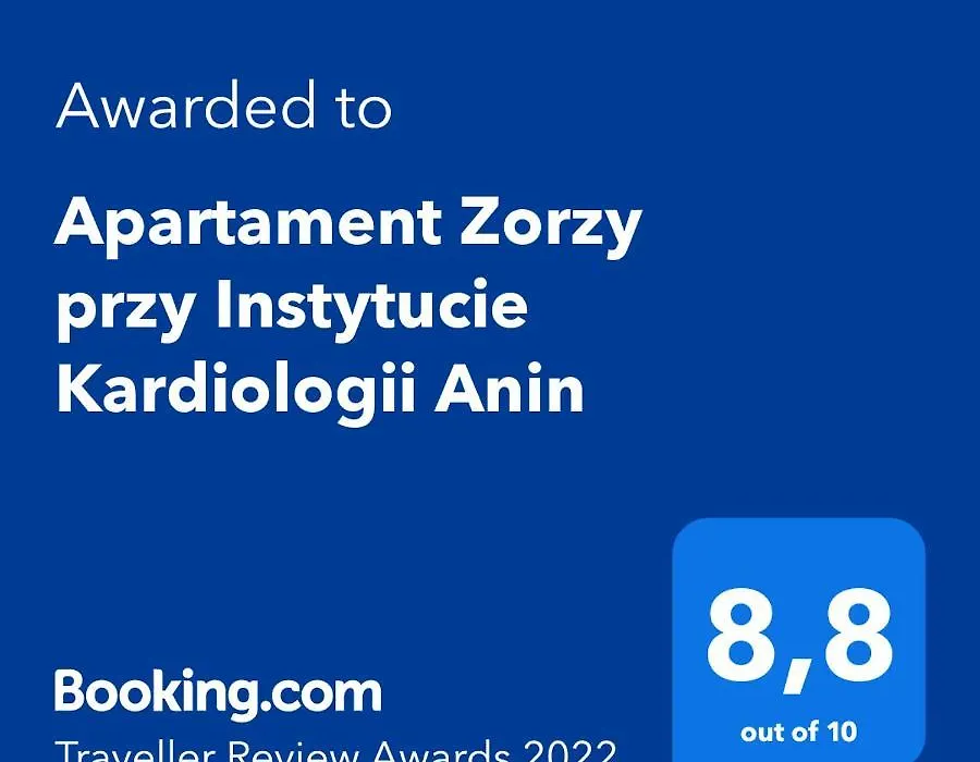 Apartament Zorzy przy Instytucie Kardiologii Anin-1