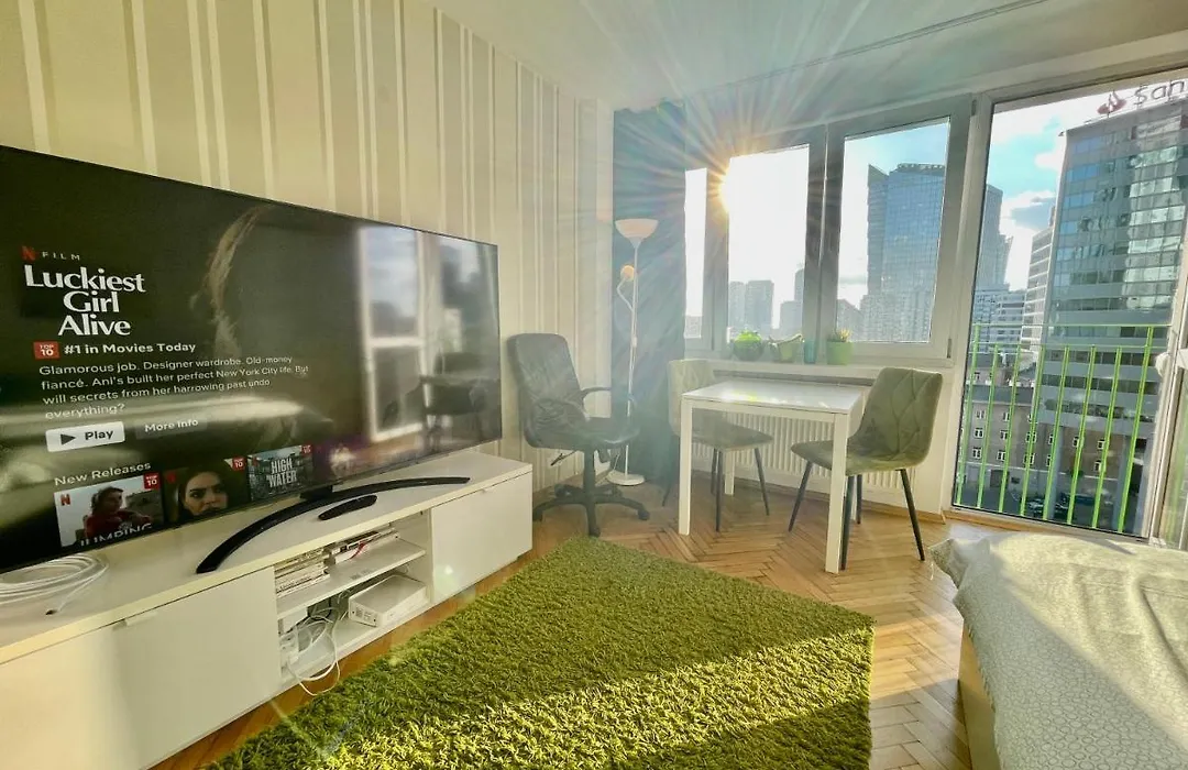 Super Apartament Green Rondo Onz Metro Nowe Wifi 300 Mb/S Aircondition Netflix Spotify-1