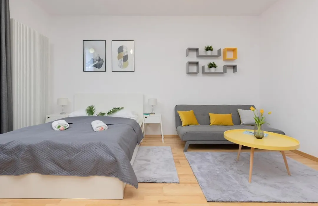 Warsaw Wola Apartment With Parking Near Nocny Market By Noclegi Renters-1