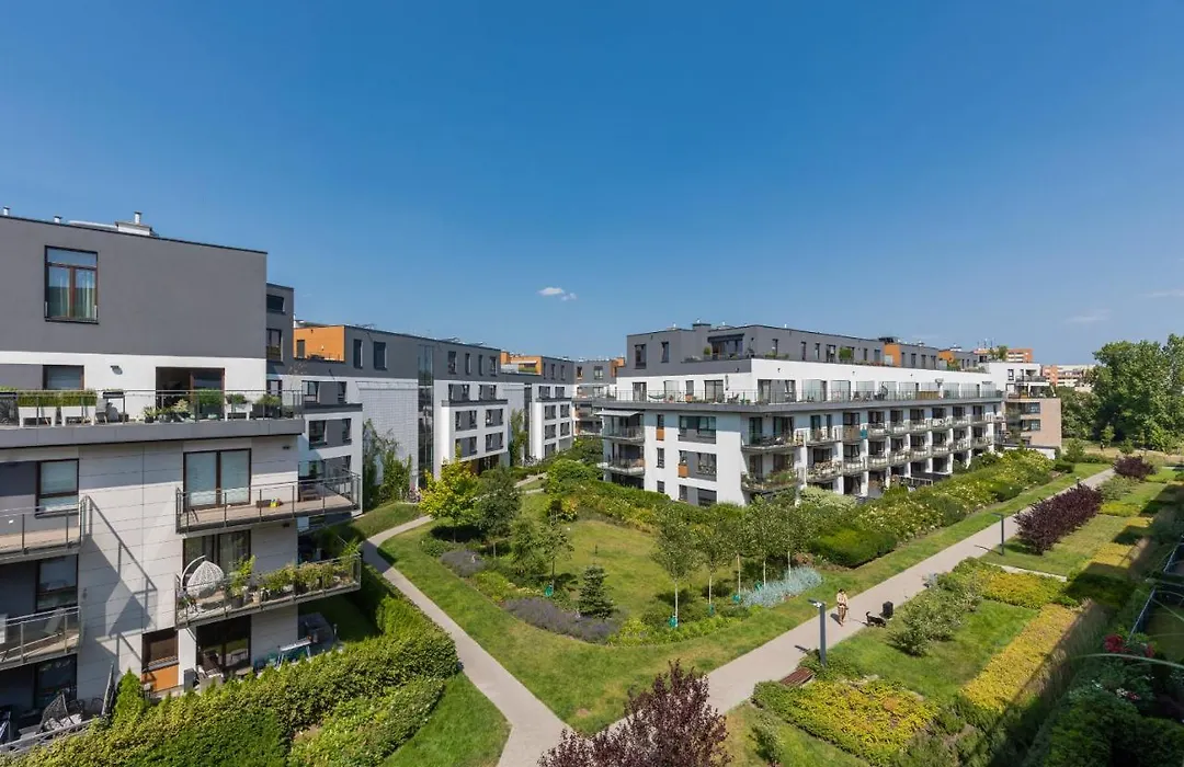 Sarmacka Apartment with Balcony Warsaw Wilanów by Noclegi Renters-1