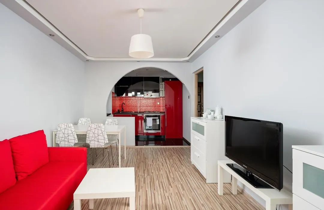 Krochmalna Red Apartment By Bookinghost-1