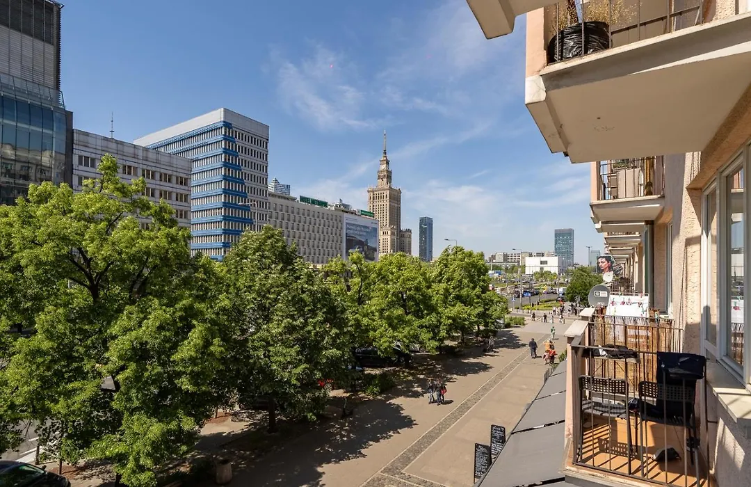 Warsaw Centrum Apartment - Workspace, Balcony - By Rentujemy-1