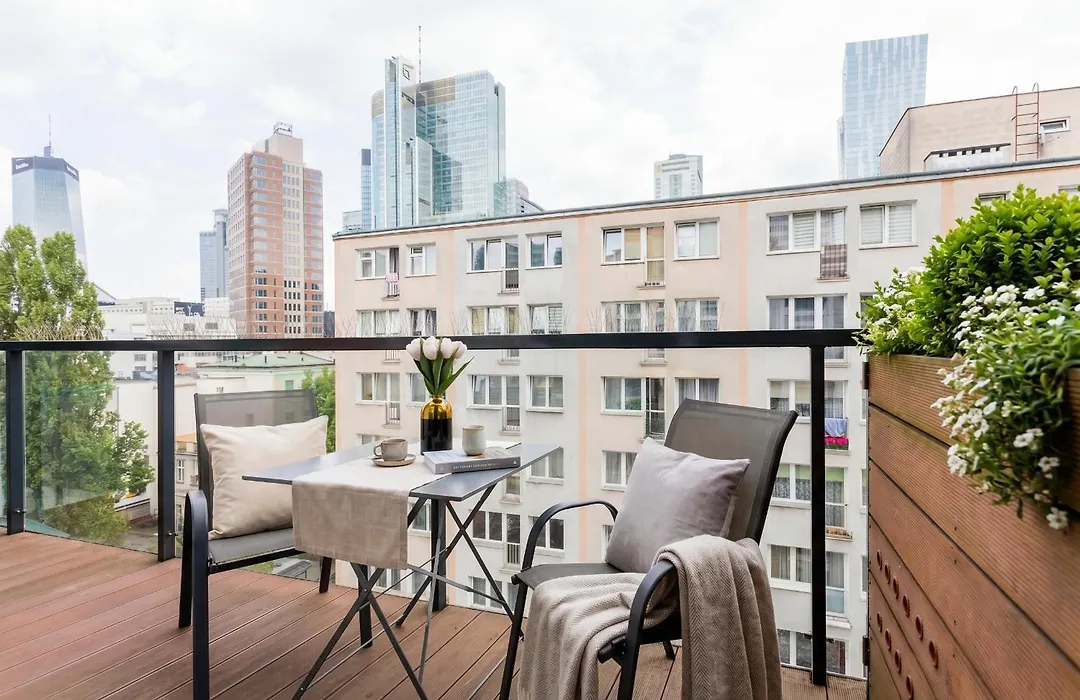 Golden Apartments Warsaw - Luxury Building, Rooftop Terrace, Sienna-1