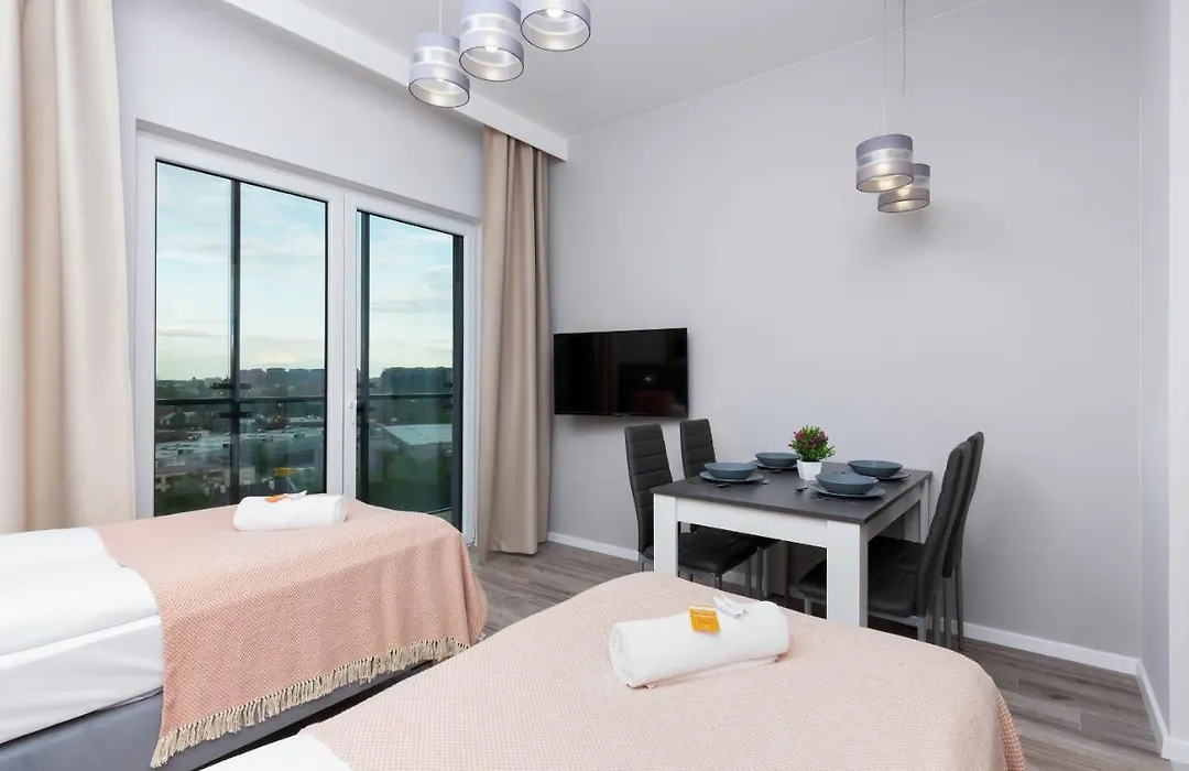 Apartments With Parking Warsaw Business Center By Noclegi Renters-1