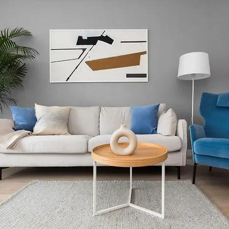 Apartament Bielany 3 Min From Metro With 5-Meals Per Day Diet Catering, Air Conditioning And Free Parking-2