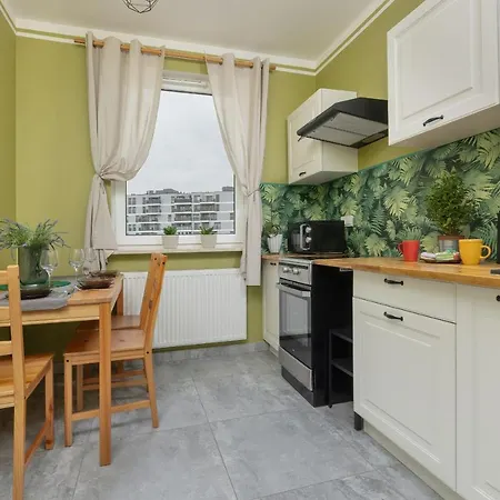 Turquoise Blue Apartment Warsaw Bialoleka By Noclegi Renters-3