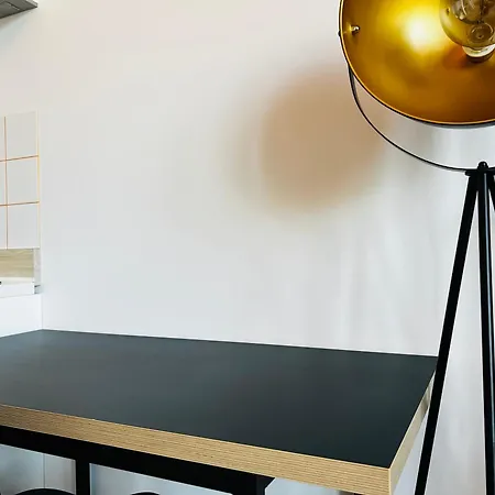 Łazienki Krolewskie Studio z Antresolą i widokiem-3