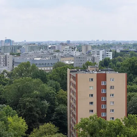 Studio On The 15Th Floor With A View Of The Warsaw Panorama By Noclegi Renters-2