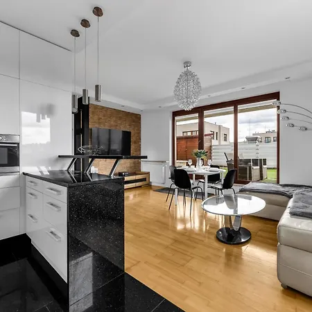 Sokratesa Business Apartments - 52M2 Terrace, Parking, Metro Nearby - By Rentujemy-2