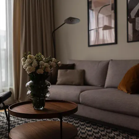 Grzybowska Luxury Apartment with Skyline View by House Expert Warsaw-3