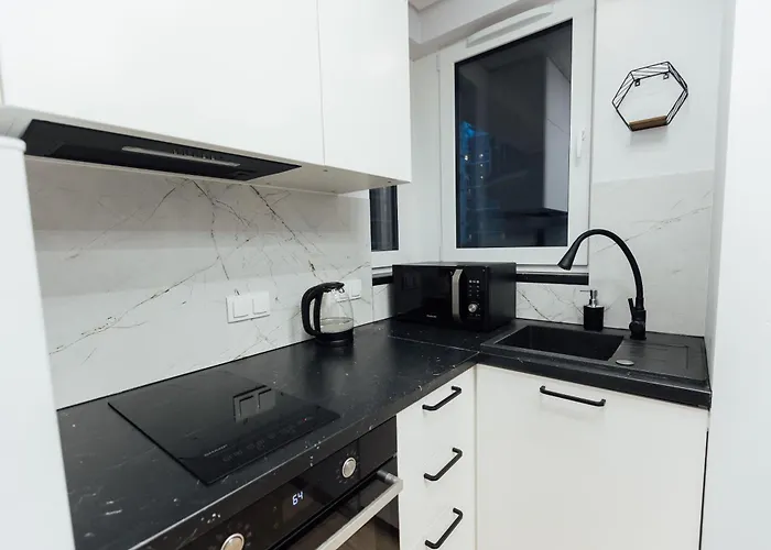 2-237 Bliska Wola Tower, Marcina Kasprzaka 29, Warsaw, City View, Petrovdom Apartment, Польща