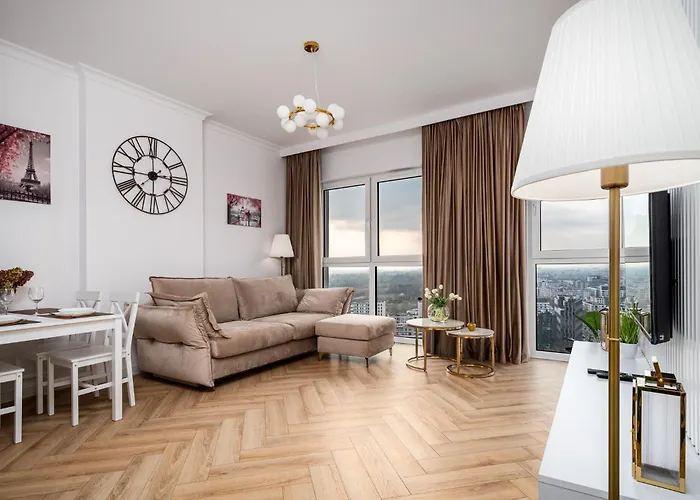 Panorama Viev Top 22Th Floor Free Garage By Perfect Apart 2211 Варшава, Польща