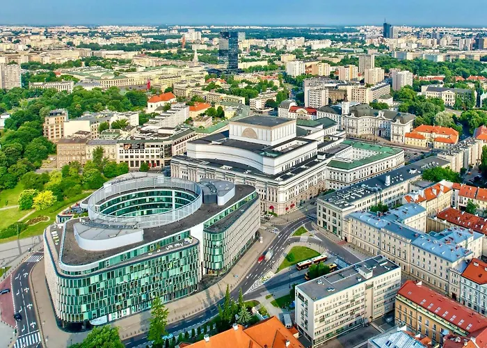 Super Apartment Yellow 2X Metro Fast Wifi 1 Gbs Netflix Panorama Miasta Warszawa, Polska