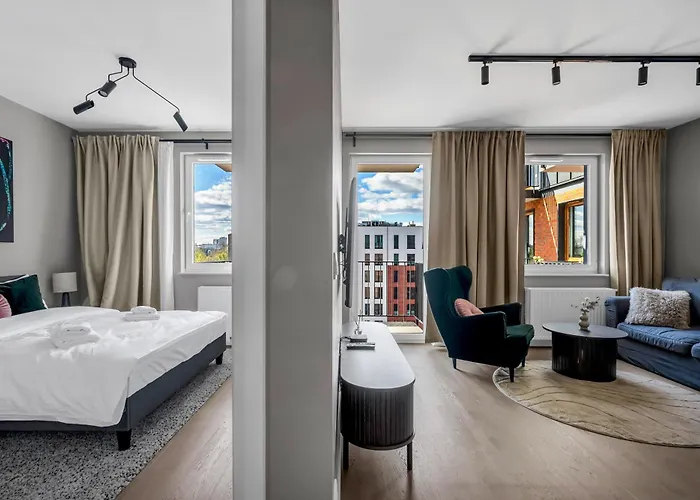 National Stadium Riverside Apartment By Bookinghost Warszawa, Polska