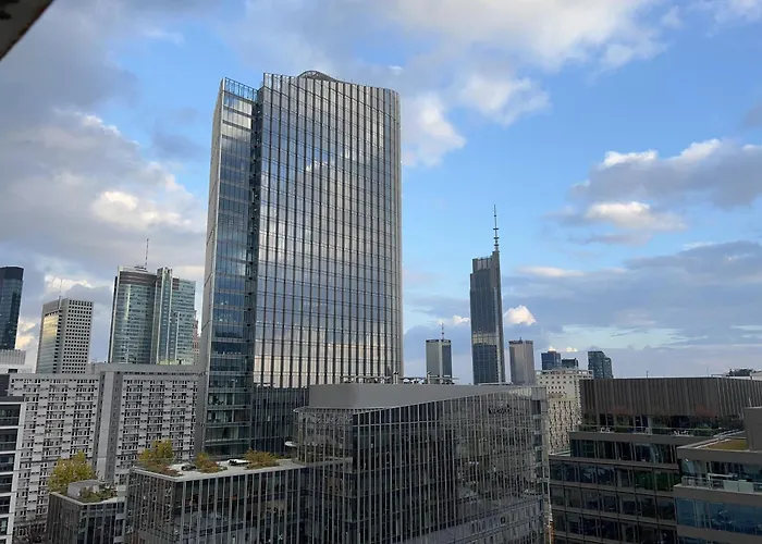 Apartament z widokiem na centrum i darmowym parkingiem Warszawa, Polska