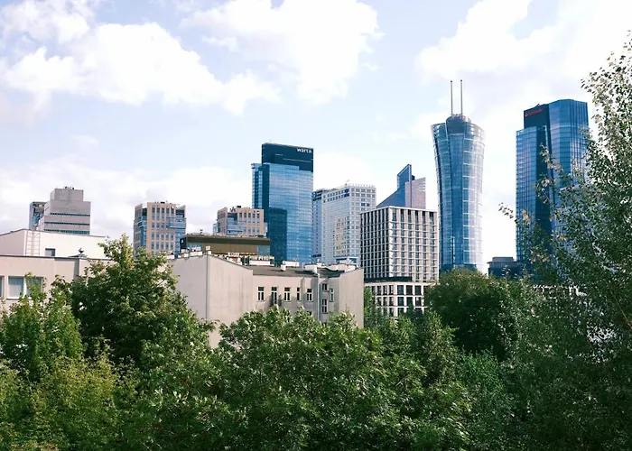 City Nest Next To Warsaw Spire, Polska