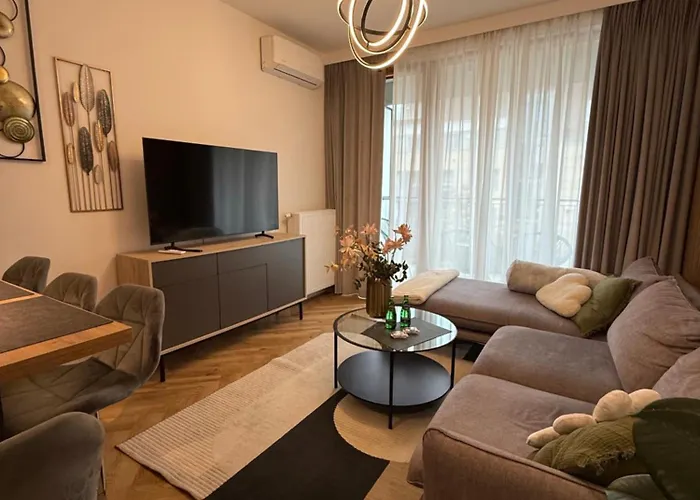 Apartment Royal Wilanow With Gym, Sauna And Private Parking Space Warszawa, Polska